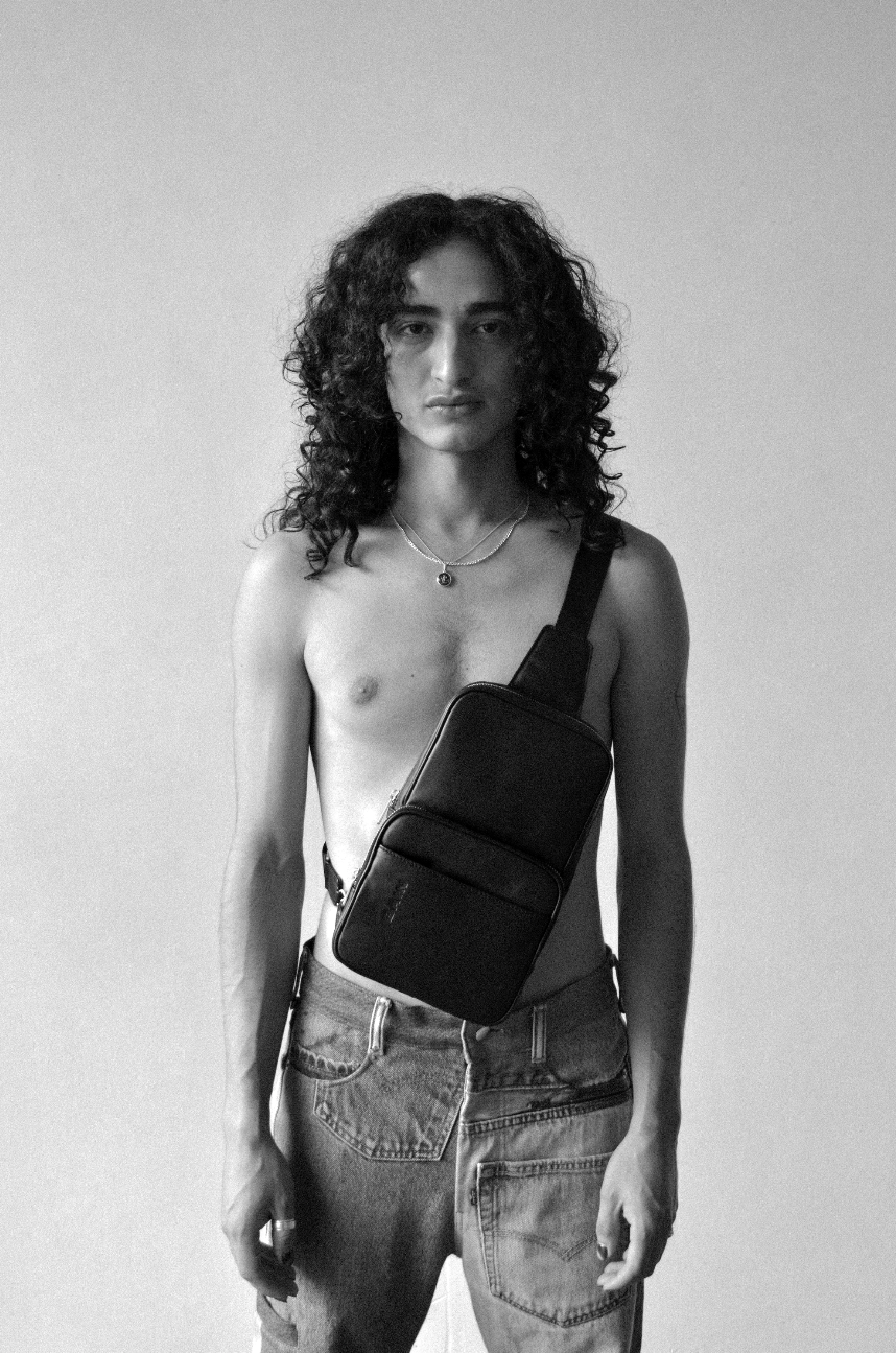 0004 Black Nappa Backpack