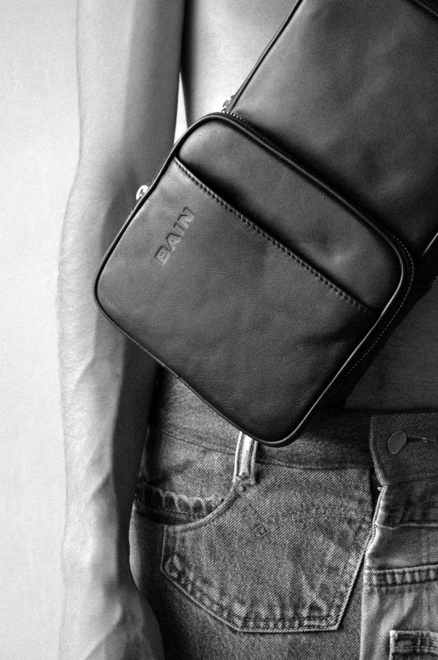 0004 Black Nappa Backpack