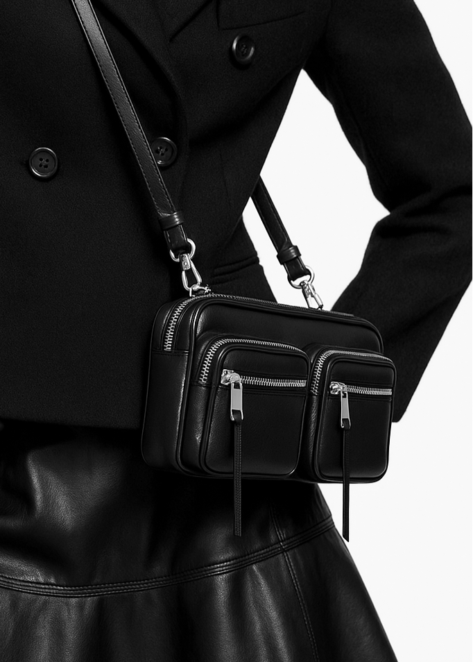 0007 Zip shoulder bag