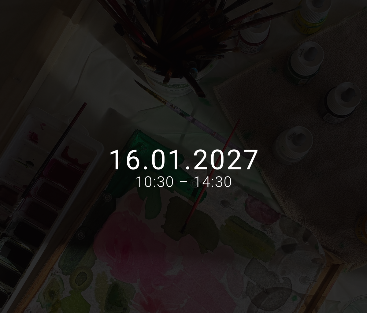 Atelier de peinture sur soie | Samedi 16 janvier 2027