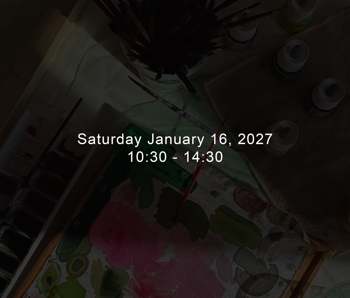 Silk Painting Workshop — January 16, 2027