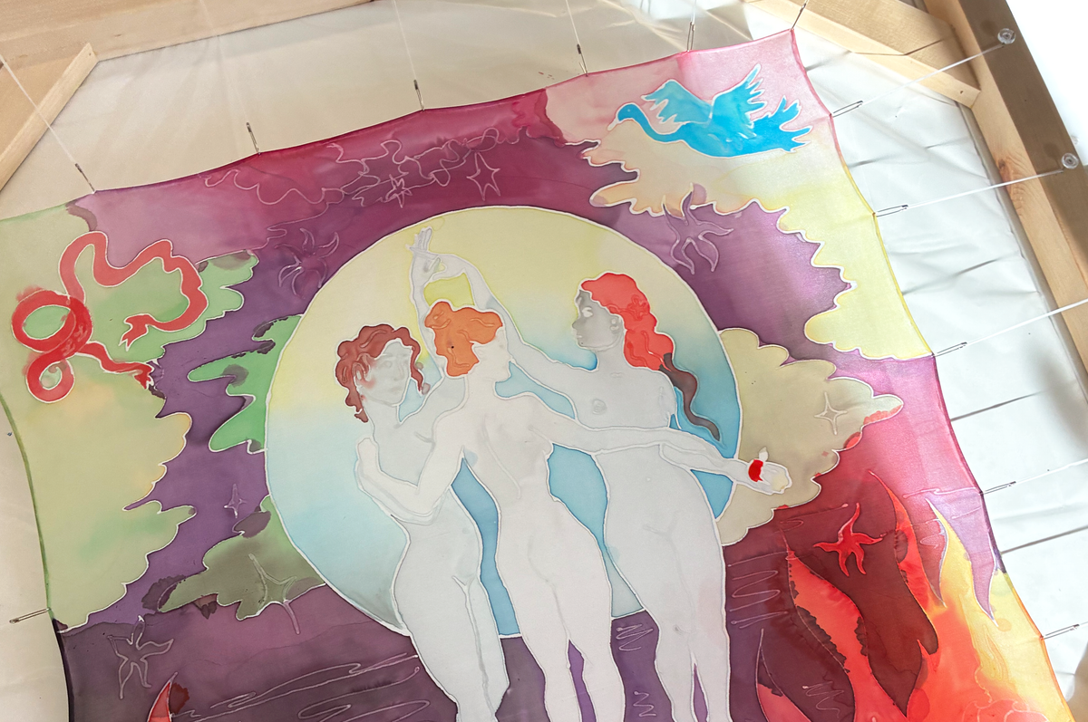 Silk Painting Workshop — January 16, 2027